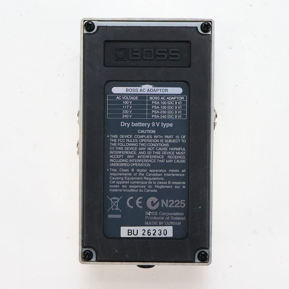 【中古】 デジタルディレイ エフェクター BOSS DD-3 Digtal Delay ギターエフェクター ディレイ 裏面