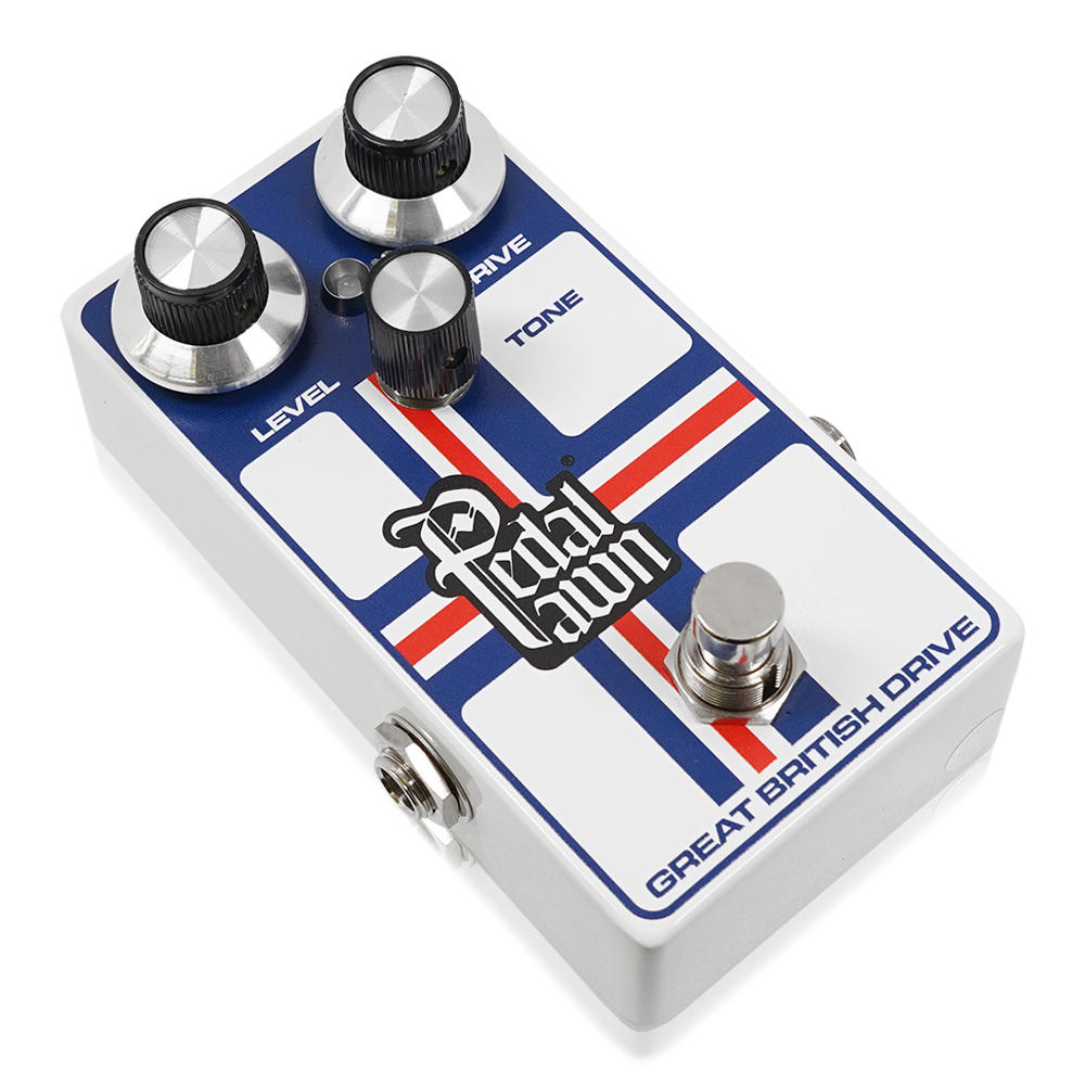 Pedal Pawn ペダルポーン GREAT BRITISH DRIVE オーバードライブ ギターエフェクター 斜めアングル画像
