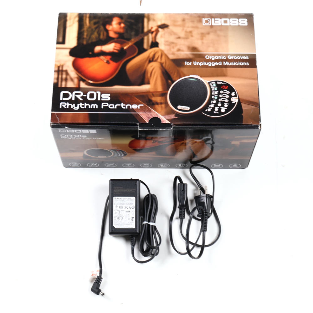 【中古】 BOSS DR-01S Rhythm Partner リズムパートナー スピーカー内臓リズムボックス 付属品画像