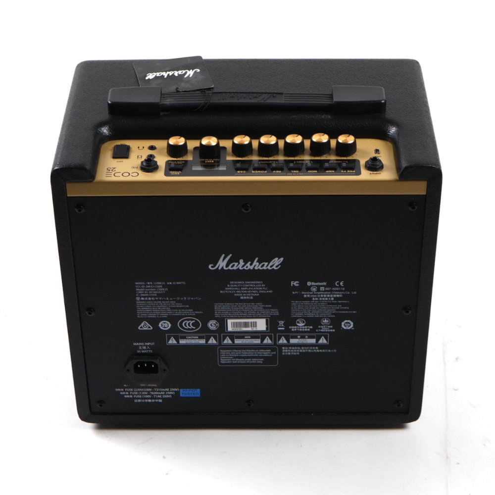 【中古】 マーシャル MARSHALL CODE25 フルモデリング 小型ギターアンプ コンボ リア画像