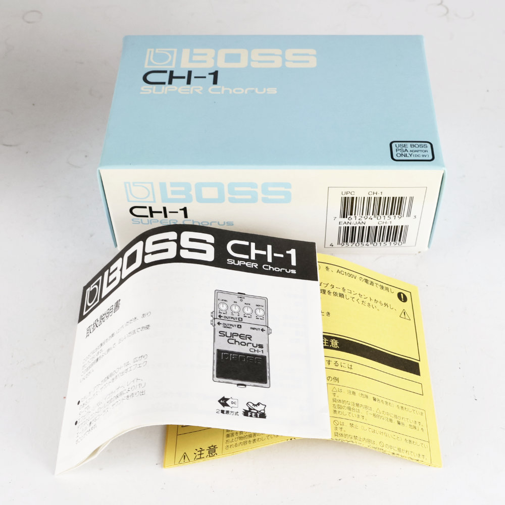 【中古】スーパーコーラス エフェクター BOSS CH-1 Super Chorus ギターエフェクター コーラス 付属品