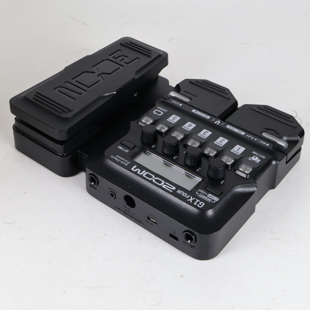 【中古】 ギターマルチエフェクター ZOOM G1X FOUR 全体