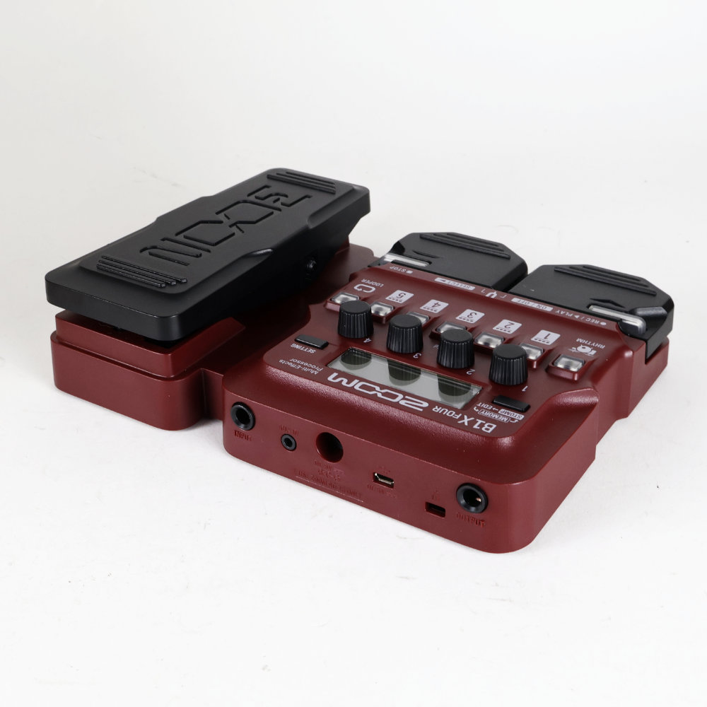 【中古】 ベースマルチエフェクター ZOOM B1X FOUR 全体
