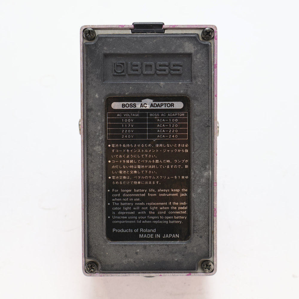 【中古】 フランジャー BOSS BF-2 Flanger Made in Japan Black Label ボス ギターエフェクター 詳細画像