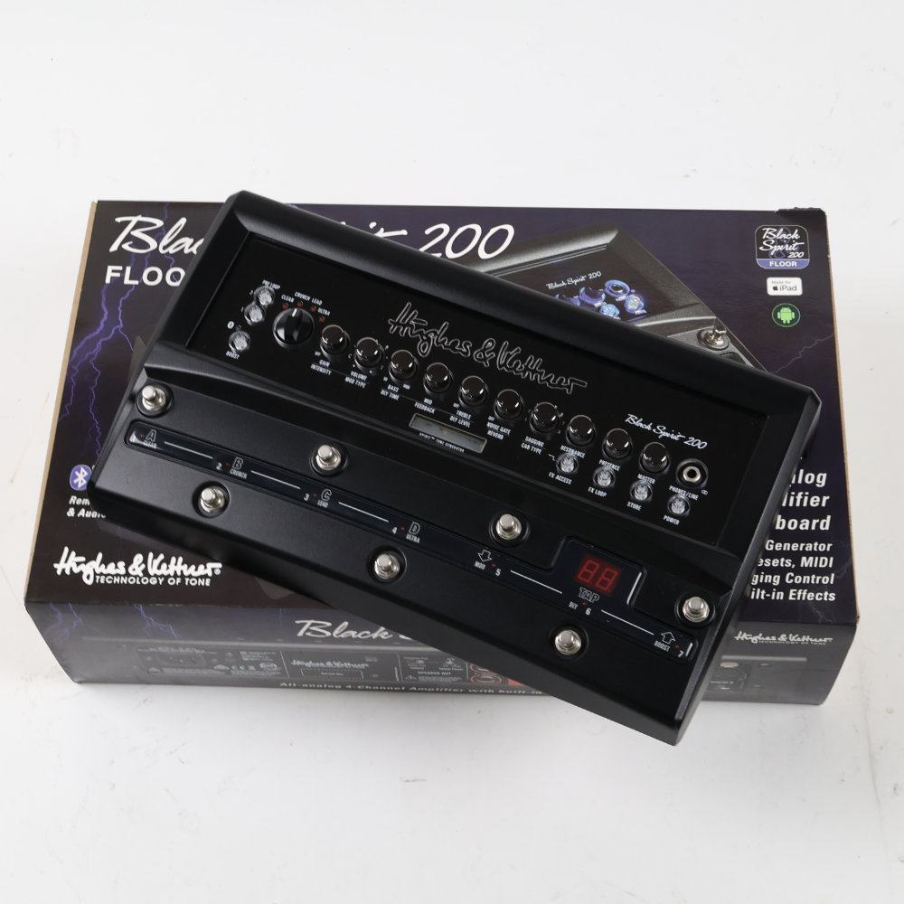 【中古】 フロアタイプアンプ Hughes&Kettner BLACK SPIRIT 200 Floor HUK-BS200/F