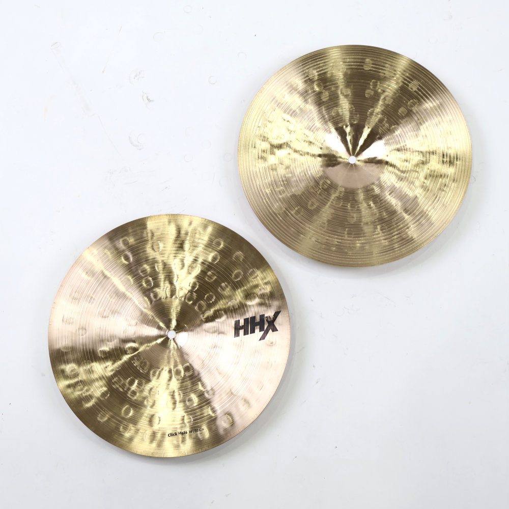 【中古】 ハイハットシンバル ペア セイビアン SABIAN HHX CLICK HATS 14インチ ペア ハイハットシンバル 詳細画像