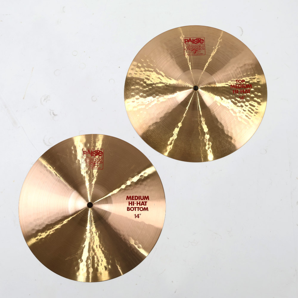 【中古】 ハイハットシンバル ペア パイステ PAISTE 2002 Medium Hi-Hat Pair 14インチ ハイハットシンバル ペア