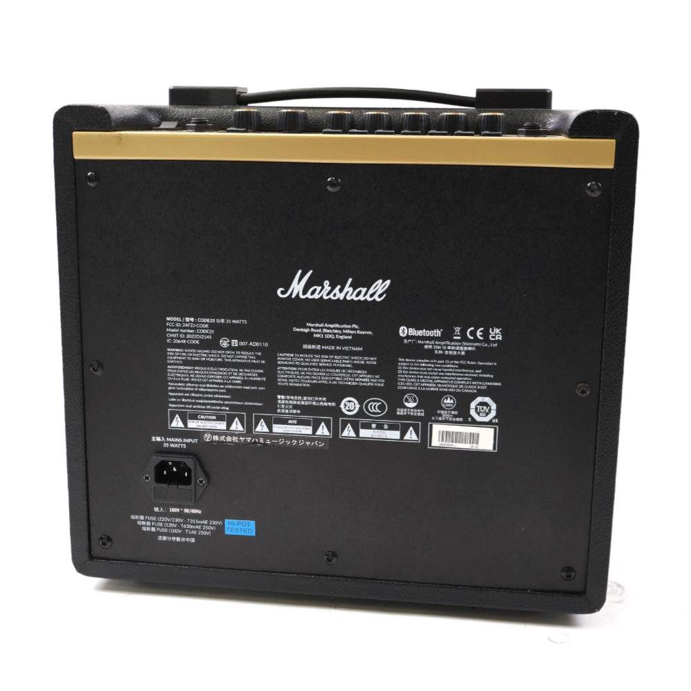 【中古】 マーシャル MARSHALL CODE25 フルモデリング 小型ギターアンプ コンボ リア画像