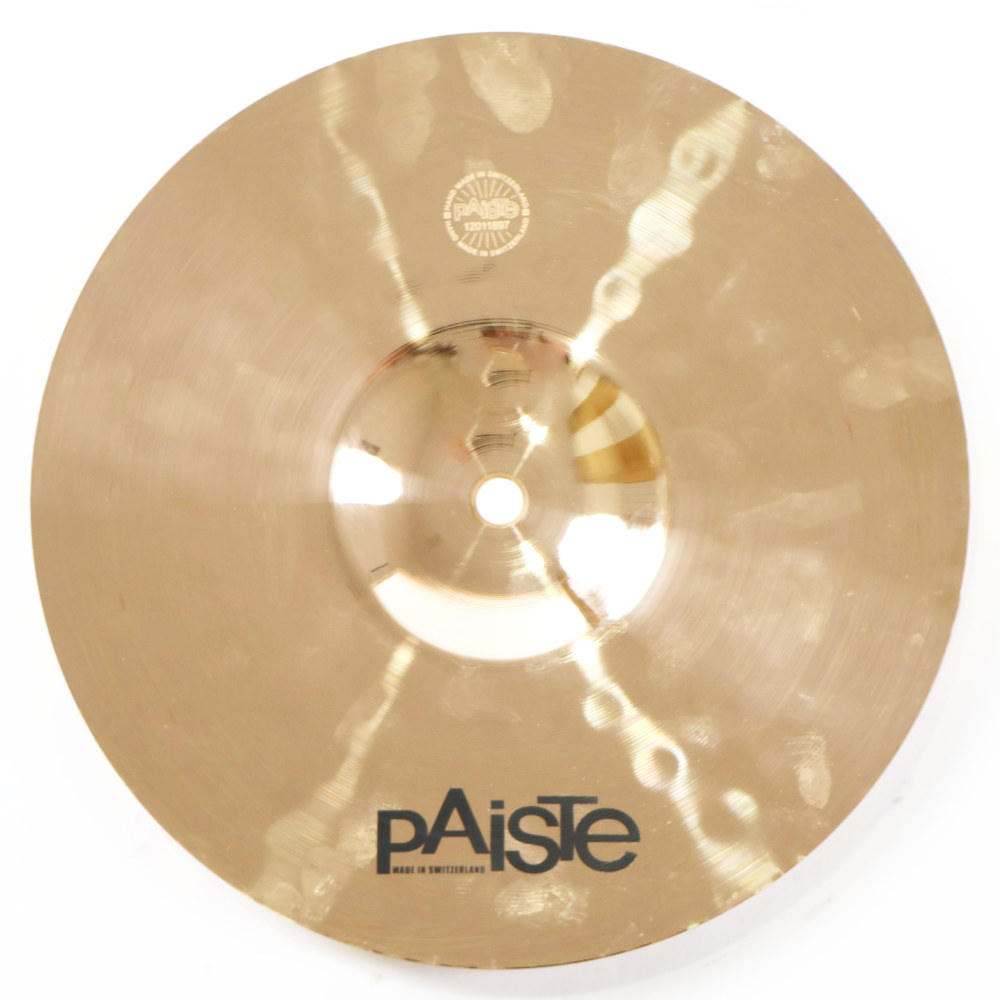 【中古】 スプラッシュシンバル パイステ PAISTE PST8 ROCK Splash 10インチ 本体画像 裏 
