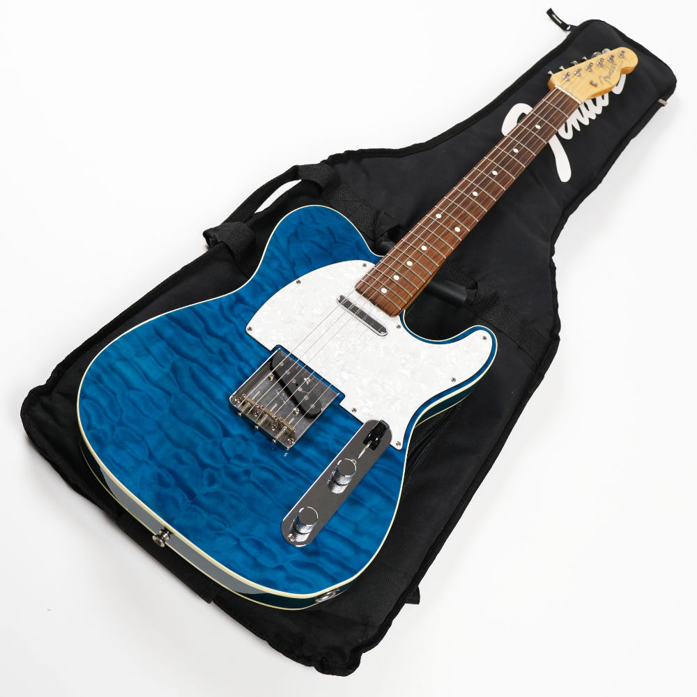 【中古】 エレキギター Fender Japan TL62B-QT TRB Trans Blue 2012年製 Telecaster Custom フェンダージャパン テレキャスター キルトメイプルトップ
