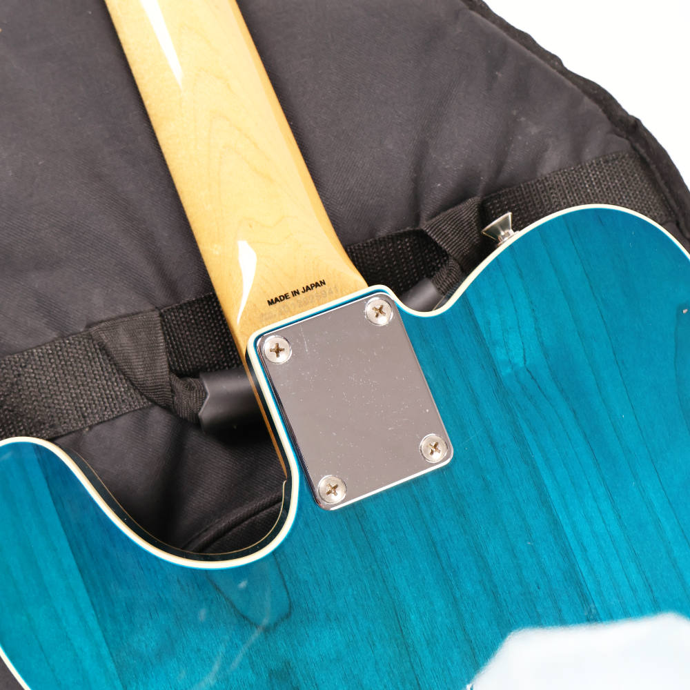 【中古】 エレキギター Fender Japan TL62B-QT TRB Trans Blue 2012年製 Telecaster Custom フェンダージャパン テレキャスター キルトメイプルトップ ネックプレート