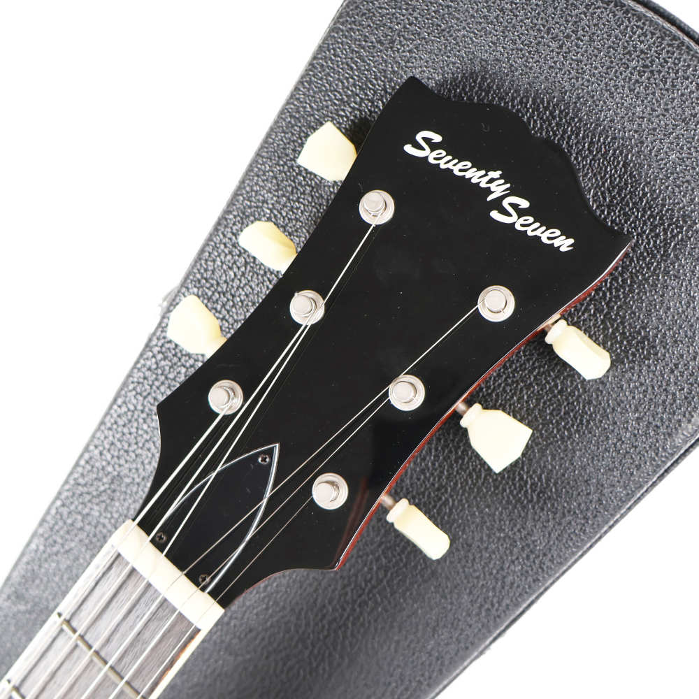 【中古】Seventy Seven Guitars EXRUBATO-STD/S JT AR セミアコ エレキギター ヘッド画像