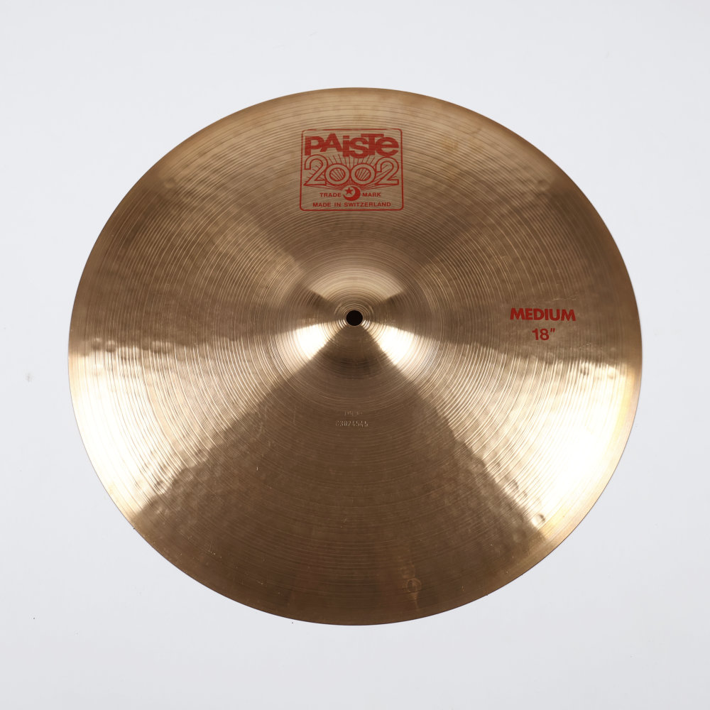 【中古】 クラッシュシンバル パイステ PAISTE 2002 Medium Crash 18インチ クラッシュシンバル