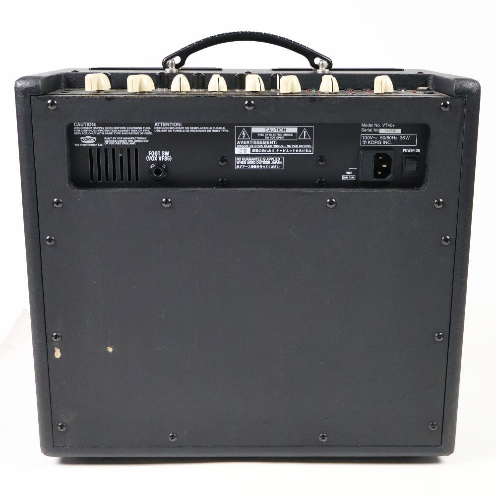 【中古】 ギターアンプ VOX VT40+ コンボアンプ 本体画像 裏