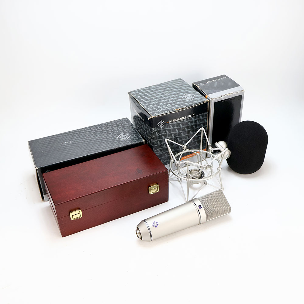 【中古】 コンデンサーマイク NEUMANN U87 Ai ショックマウント ウインドスクリーン付属