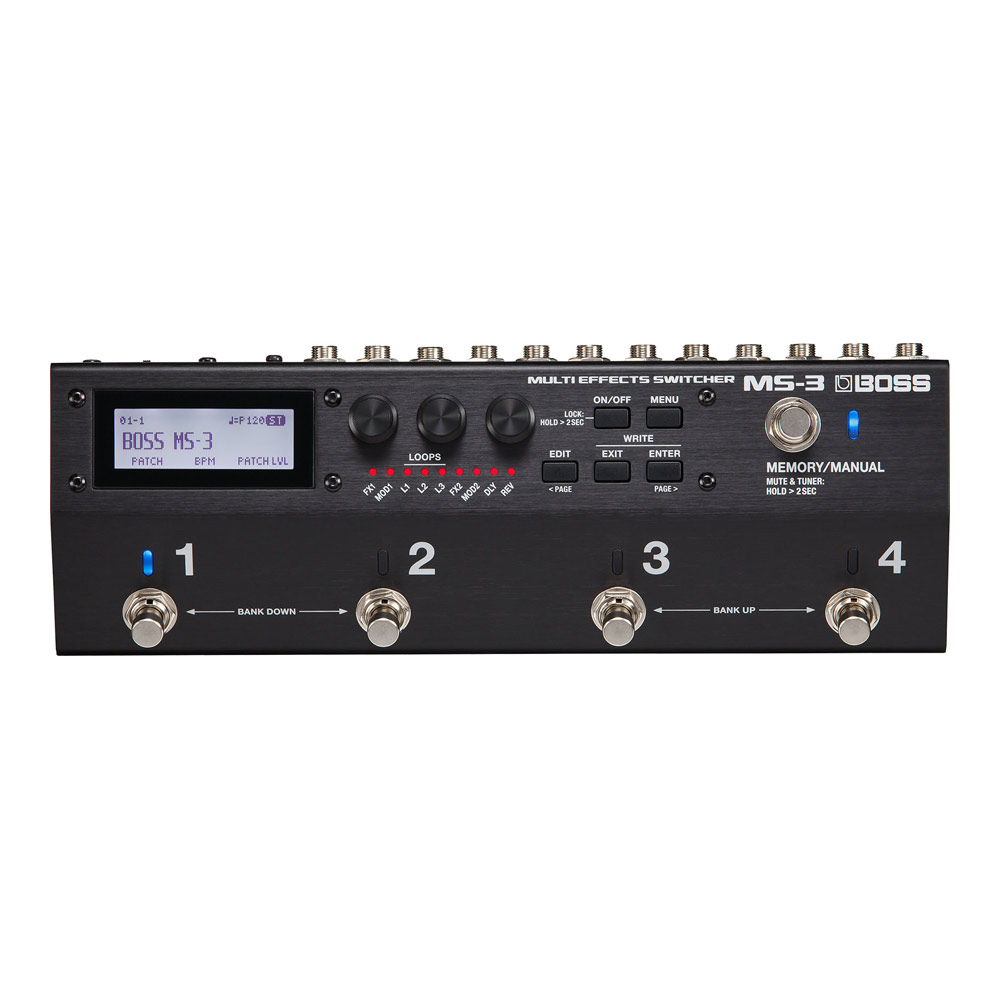 【訳あり】 BOSS MS-3 Multi Effects Switcher マルチエフェクター＆スイッチャーシステム アウトレット
