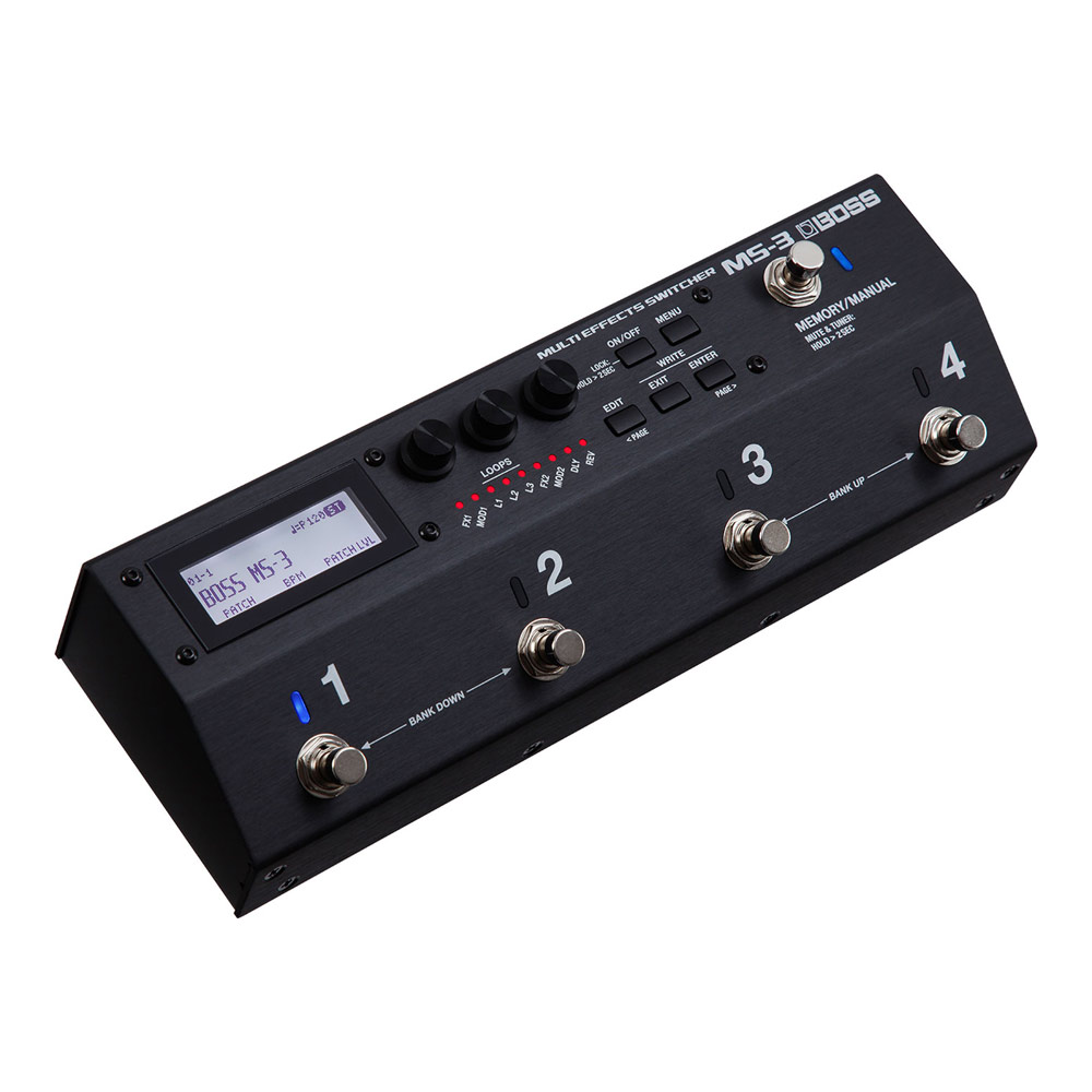 【訳あり】 BOSS MS-3 Multi Effects Switcher マルチエフェクター＆スイッチャーシステム アウトレット 全体
