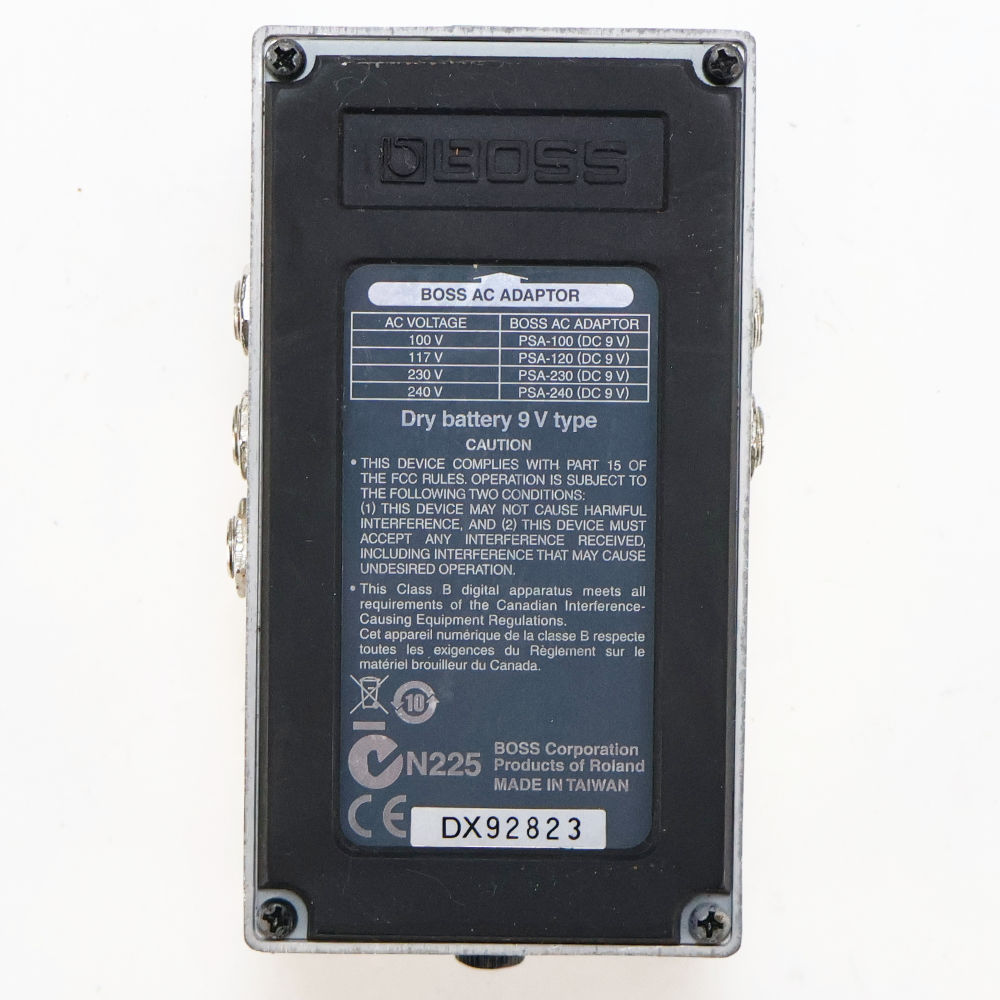 【中古】ディレイ エフェクター BOSS DD-7 Digital Delay ギターエフェクター デジタルディレイ 本体画像 裏