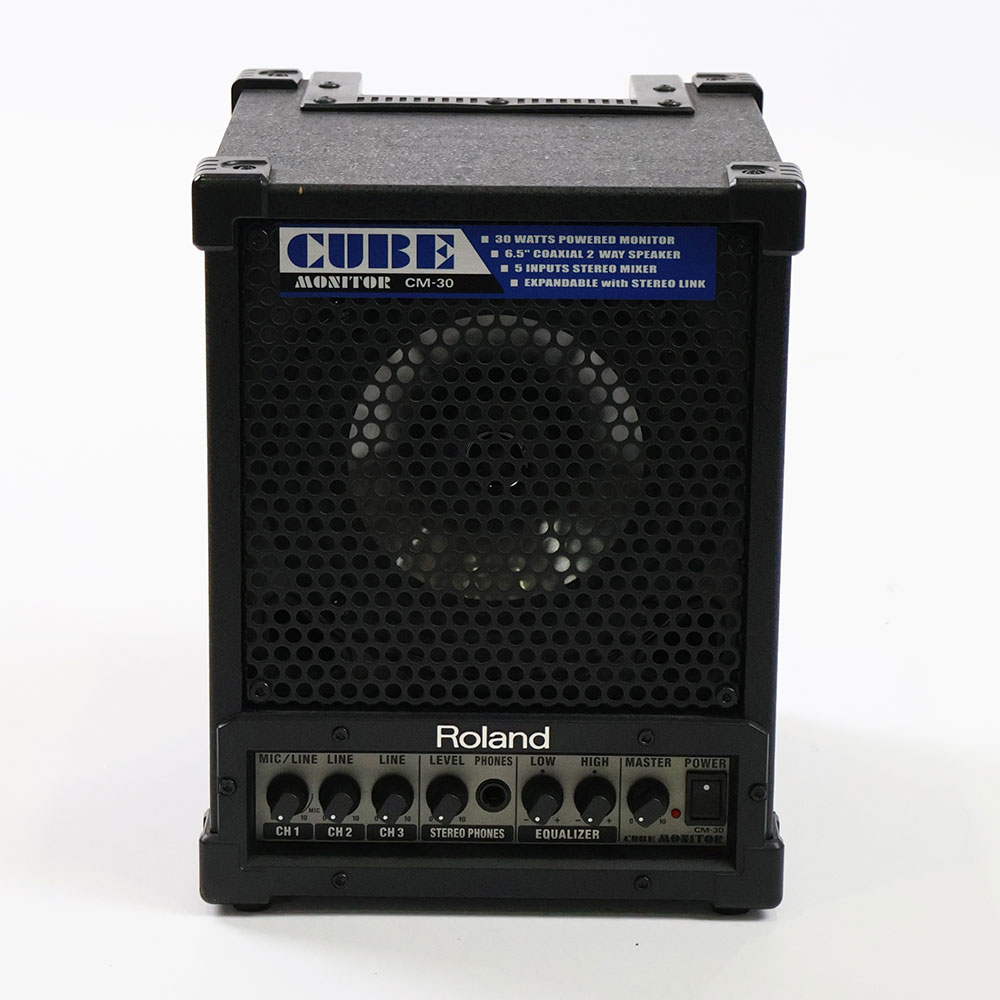 【中古】モニタースピーカー ROLAND CM-30 ポータブルミキシングモニター 正面