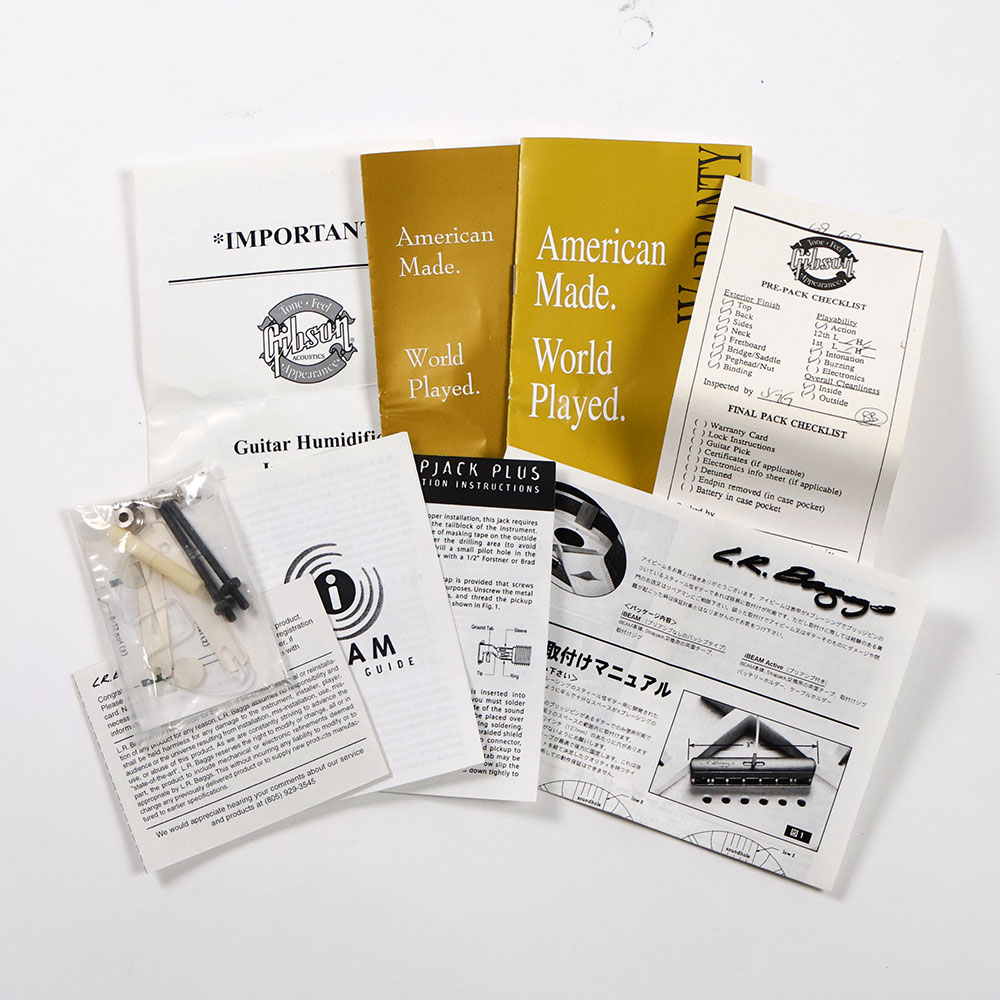 【中古】 アコースティックギター Gibson ギブソン J-45 HC 2001年製 Heritage Cherry L.R.Baggs iBeam Active取り付け済み 付属品