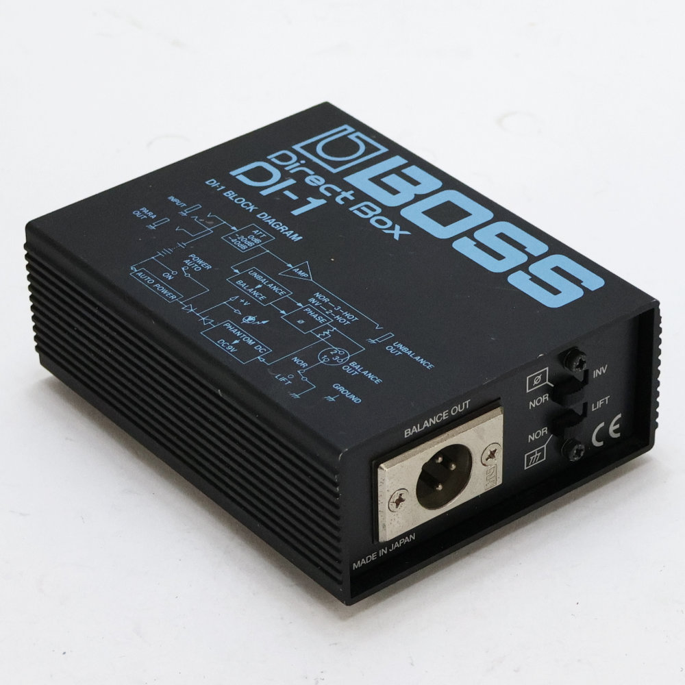 【中古】 ダイレクトボックス DIボックス BOSS DI-1 Direct Box D.Iボックス 全体
