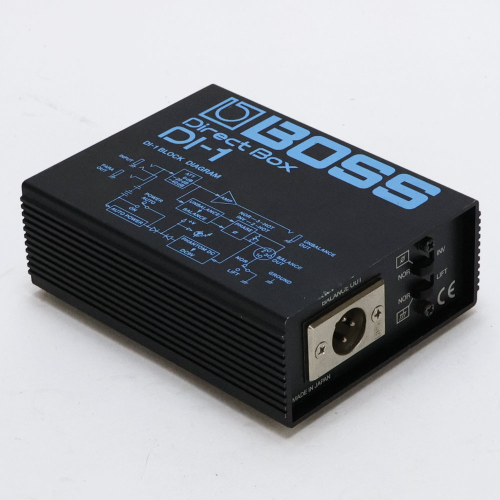 【中古】 ダイレクトボックス DIボックス BOSS DI-1 Direct Box D.Iボックス 側面