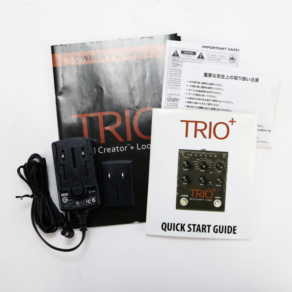 【中古】 デジテック DIGITECH TRIO＋ ギターエフェクター 付属品