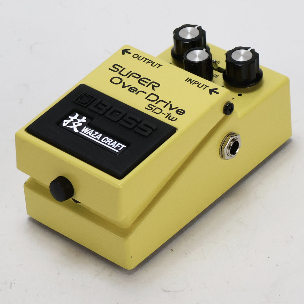 【中古】 エフェクター BOSS SD-1W SUPER OVER DRIVE WAZA CRAFTシリーズ オーバードライブ 技 側面