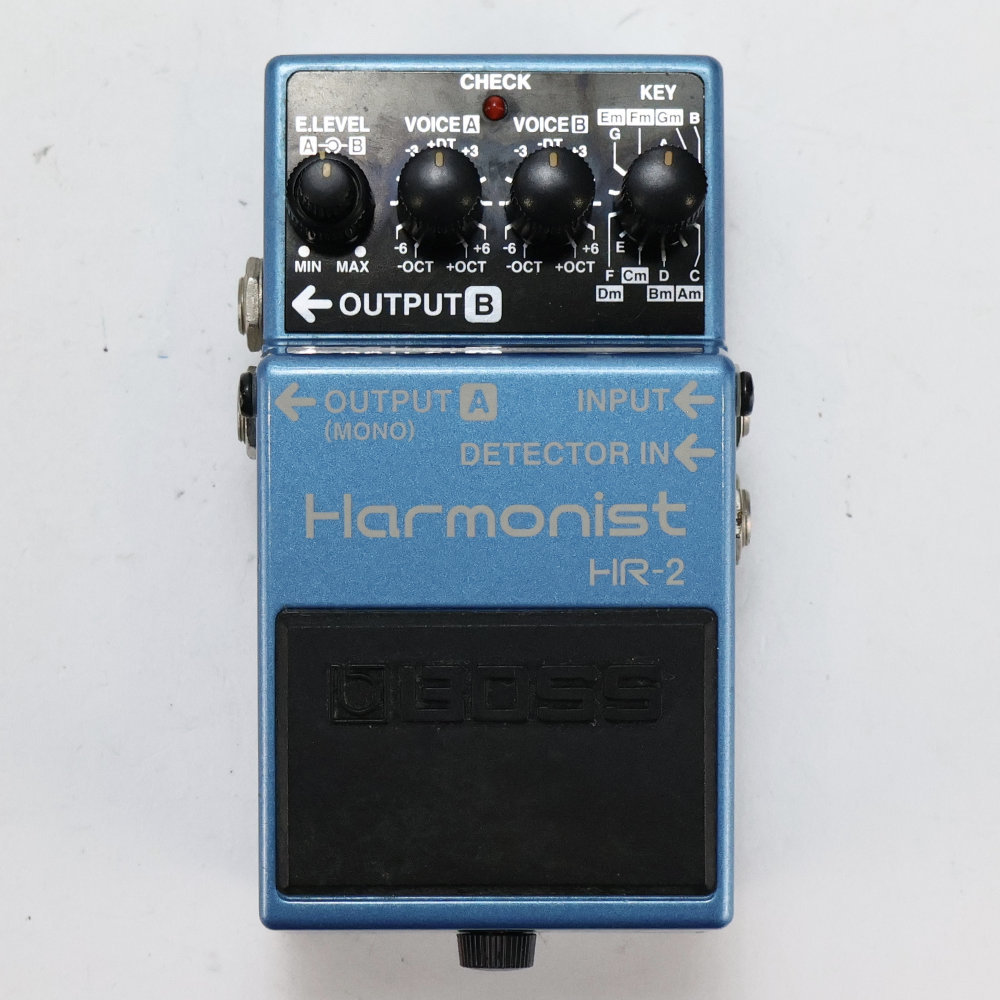 【中古】 ハーモ二スト エフェクター BOSS HR-2 Harmonist ギターエフェクター ピッチシフター 正面