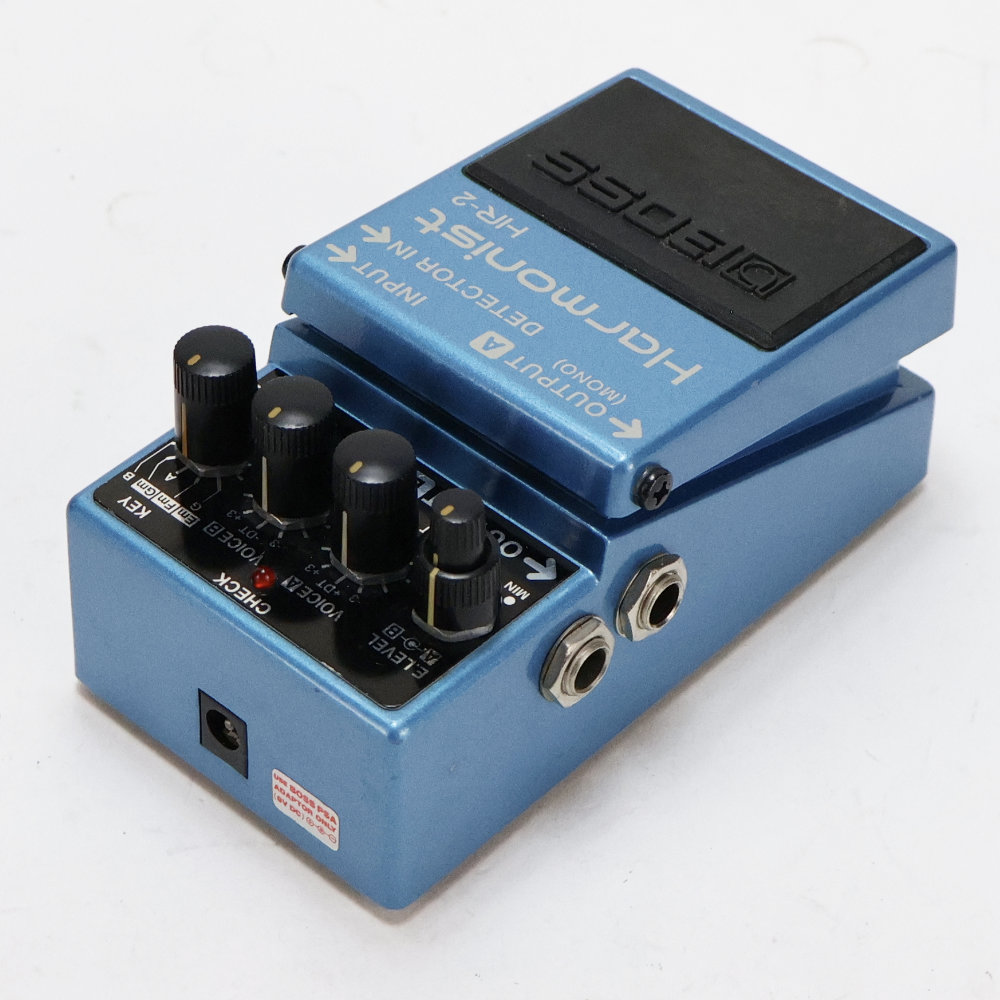 【中古】 ハーモ二スト エフェクター BOSS HR-2 Harmonist ギターエフェクター ピッチシフター 側面