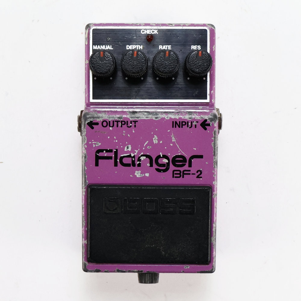 【中古】 フランジャー BOSS BF-2 Flanger Made in Japan Black Label ボス ギターエフェクター