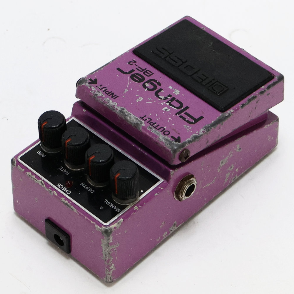 【中古】 フランジャー BOSS BF-2 Flanger Made in Japan Black Label ボス ギターエフェクター 側面