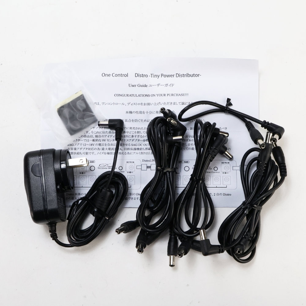 【中古】パワーサプライ One Control Distro Tiny Power Distributor All in One Pack 付属品