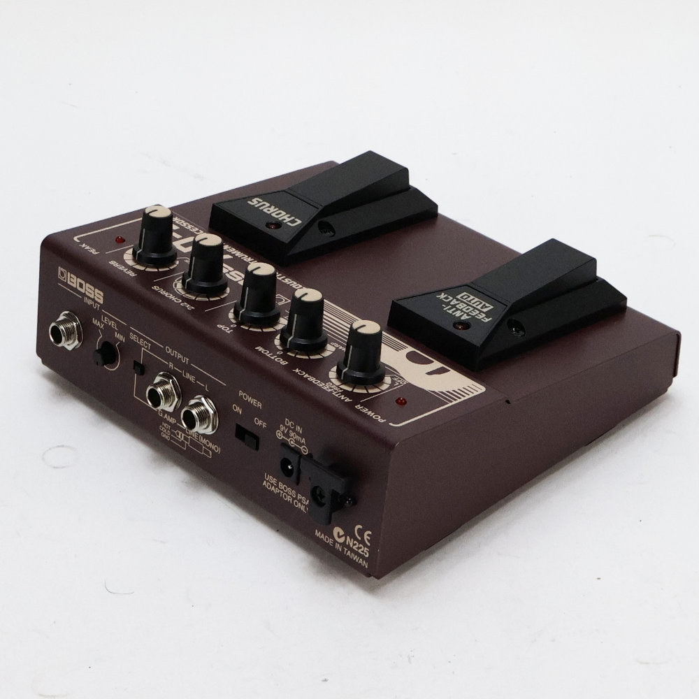 【中古】アコースティックプロセッサー BOSS AD-3 ACOUSTIC INSTRUMENT PROCESSOR ボス ギターエフェクター 全体