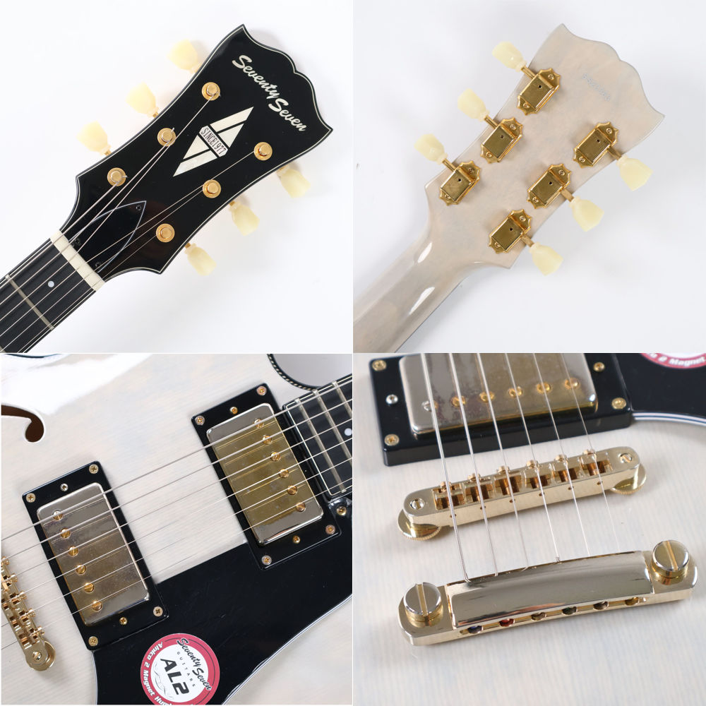 【中古】 SeventySeven Guitars セブンティセブンギターズ EXRUBATO-JAZZ-JT W-BD 2023年製 セミアコースティックギター エレキギター セミアコ 77 詳細画像