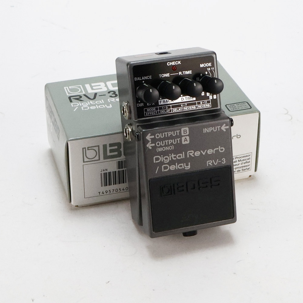 【中古】 デジタルリバーブ ディレイ エフェクター BOSS RV-3 Digital Reverb Delay ボス ギターエフェクター