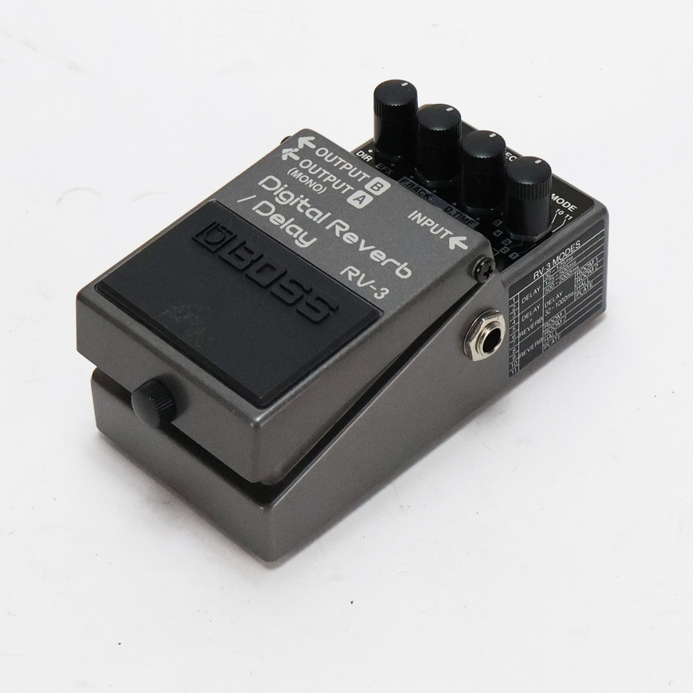 【中古】 デジタルリバーブ ディレイ エフェクター BOSS RV-3 Digital Reverb Delay ボス ギターエフェクター 側面