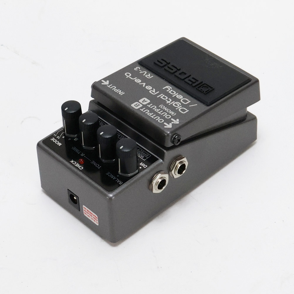 【中古】 デジタルリバーブ ディレイ エフェクター BOSS RV-3 Digital Reverb Delay ボス ギターエフェクター 側面