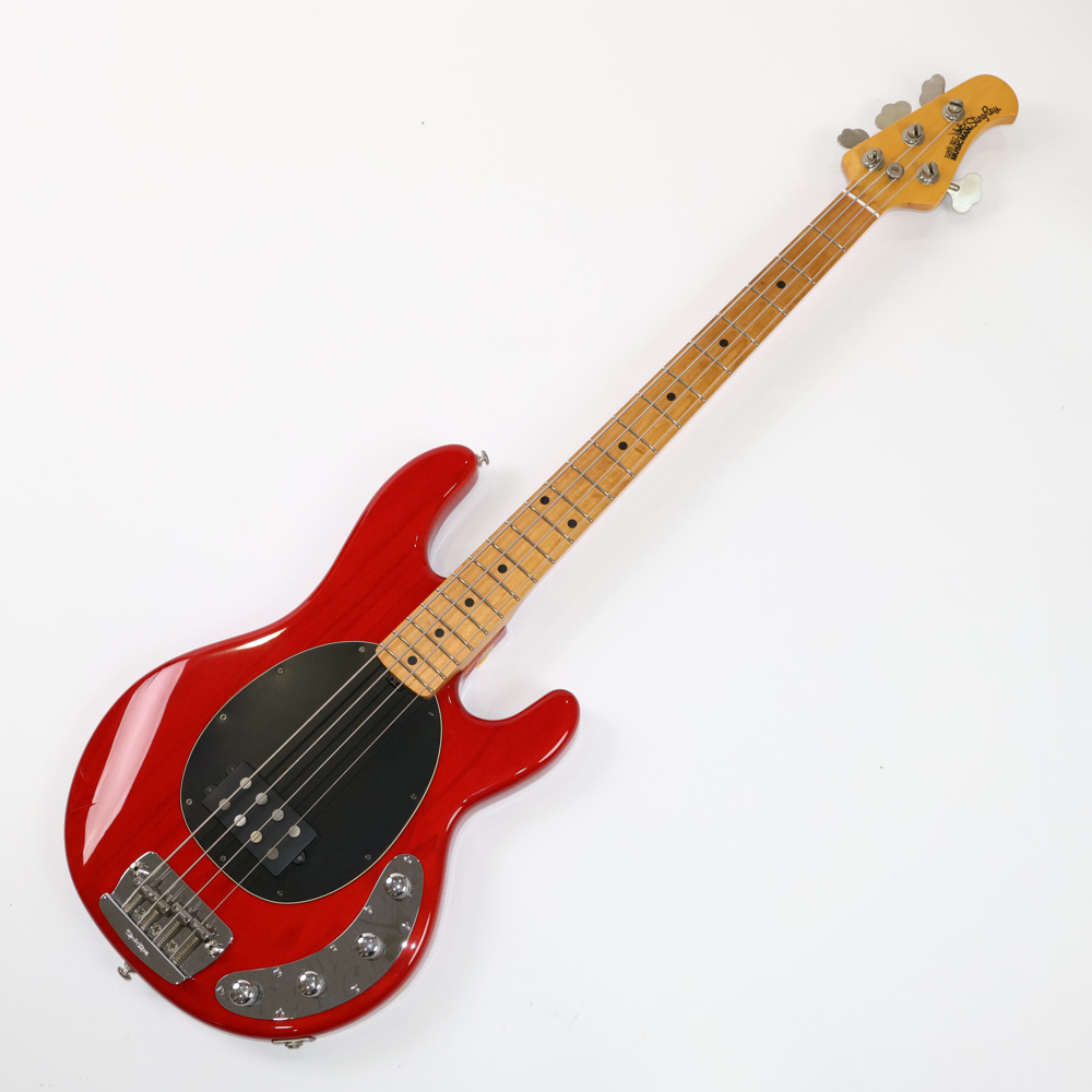 【中古】 MUSIC MAN ミュージックマン StingRay スティングレイ Translucent Red / M 2000年製 エレキベース 詳細画像
