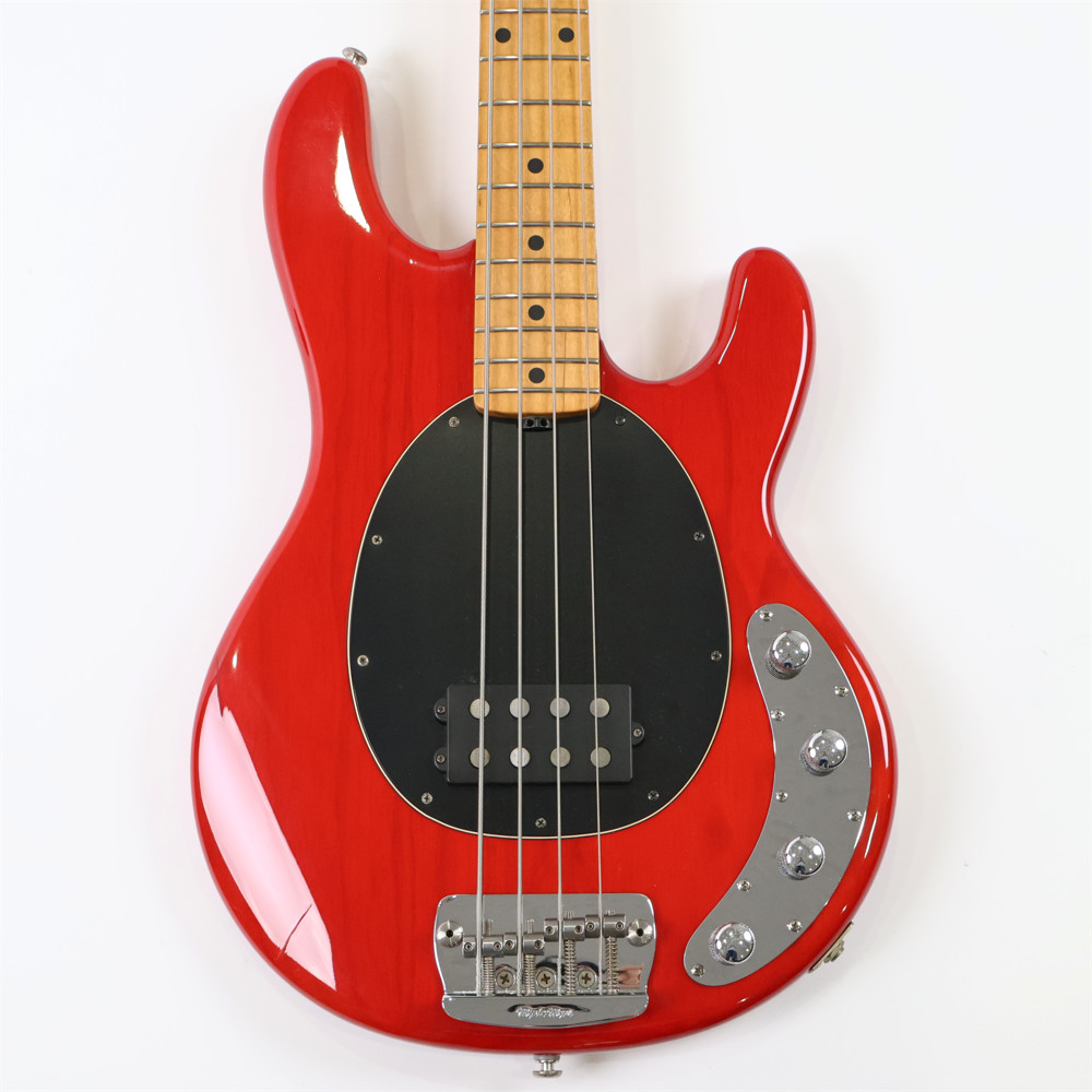【中古】 MUSIC MAN ミュージックマン StingRay スティングレイ Translucent Red / M 2000年製 エレキベース 詳細画像