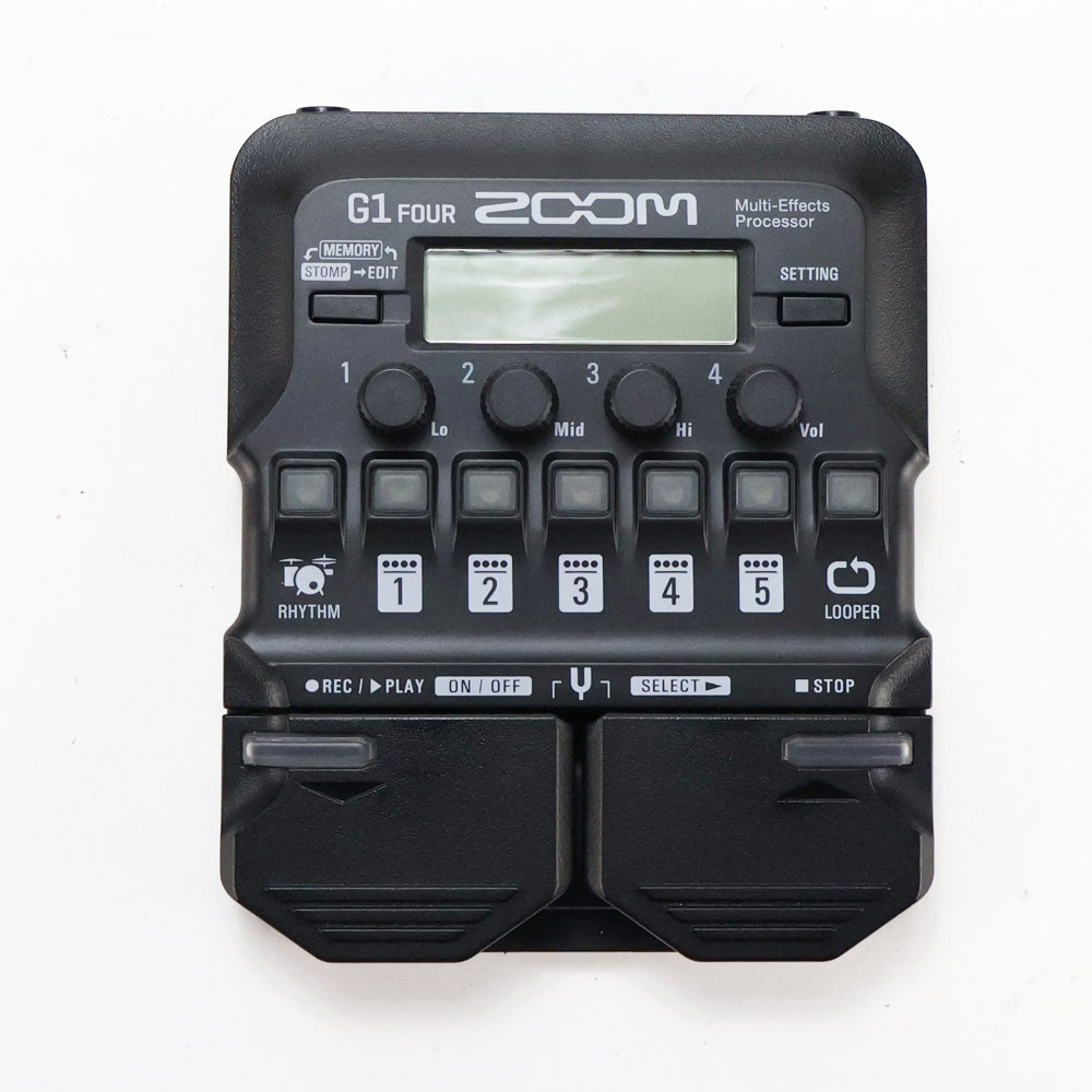 【中古】 ズーム ZOOM G1 FOUR ギターマルチエフェクター 表