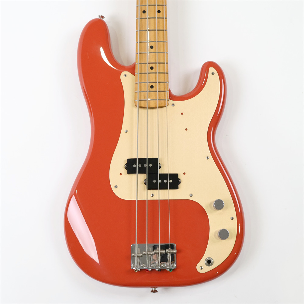 【中古】Fender フェンダー Mexico 50s Precision Bass Maple Fingerboard Fiesta Red 2010年製 プレシジョンベース エレキベース 詳細画像