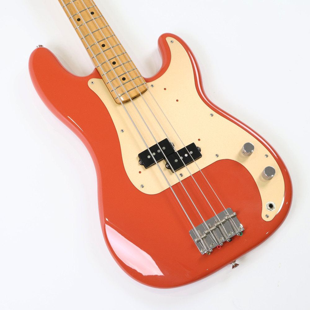 【中古】Fender フェンダー Mexico 50s Precision Bass Maple Fingerboard Fiesta Red 2010年製 プレシジョンベース エレキベース 詳細画像