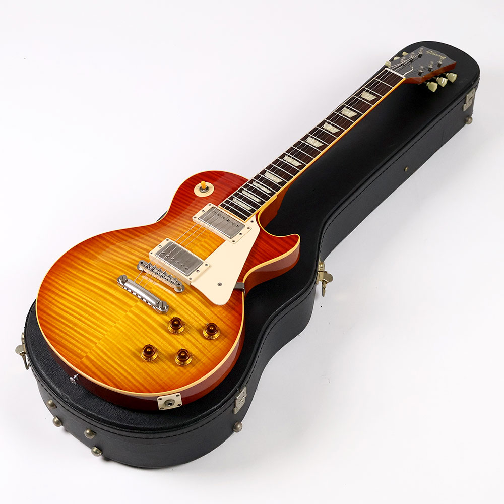 【中古】 エレキギター Gibson Custom Shop Historic Collection 1959 Les Paul Reissue R9 Cherry Sunburst 2000年製 3.93kg 圧巻のフレイムトップ Good Wood Era ギブソン レスポール