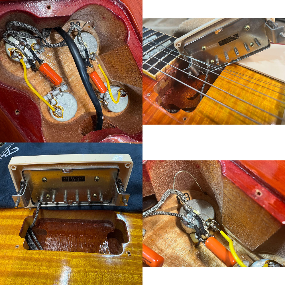 【中古】 エレキギター Gibson Custom Shop Historic Collection 1959 Les Paul Reissue R9 Cherry Sunburst 2000年製 3.93kg 圧巻のフレイムトップ Good Wood Era ギブソン レスポール ピックアップ