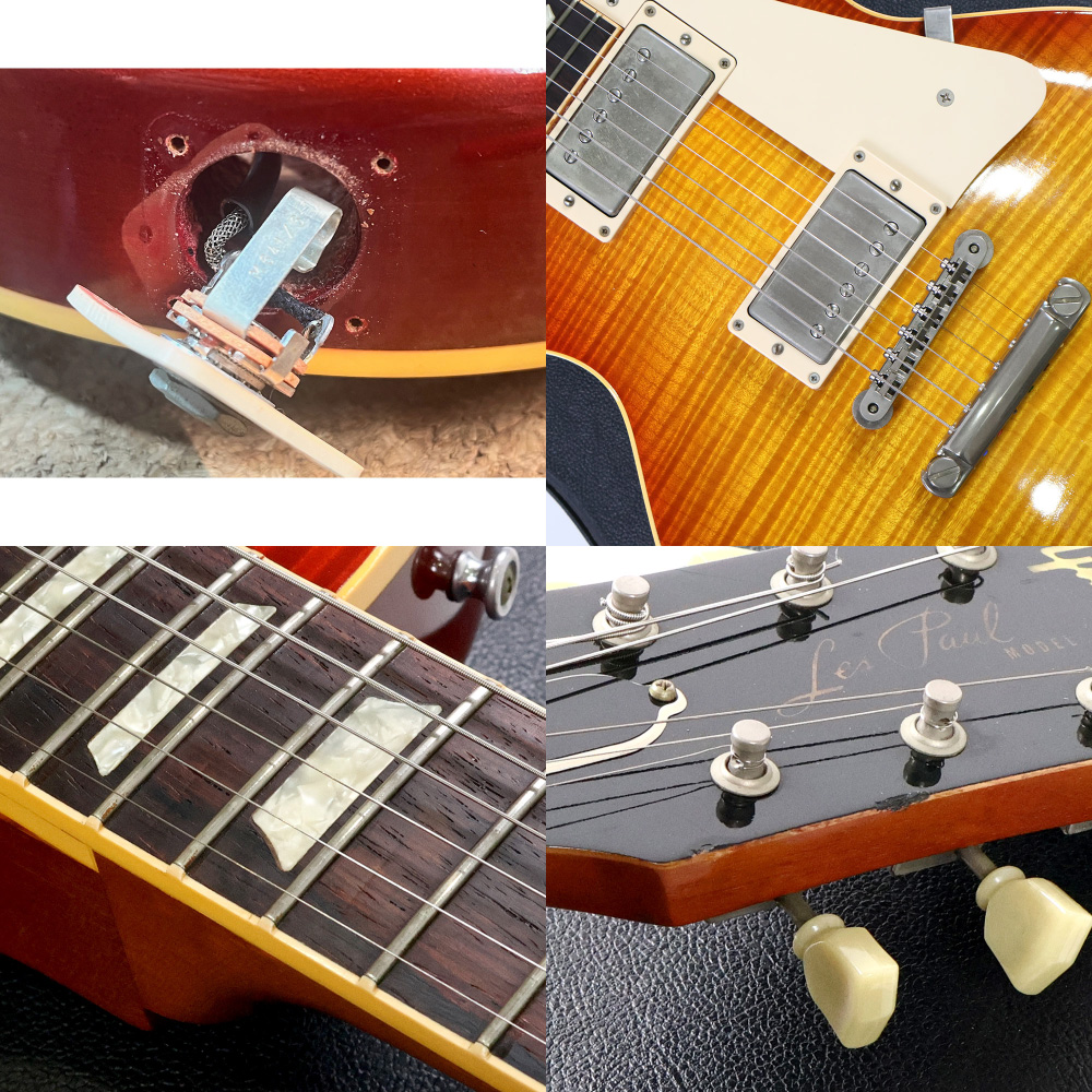 【中古】 エレキギター Gibson Custom Shop Historic Collection 1959 Les Paul Reissue R9 Cherry Sunburst 2000年製 3.93kg 圧巻のフレイムトップ Good Wood Era ギブソン レスポール 傷など