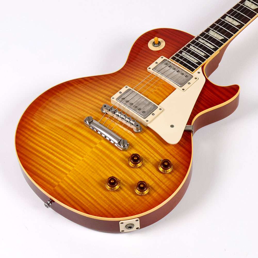 【中古】 エレキギター Gibson Custom Shop Historic Collection 1959 Les Paul Reissue R9 Cherry Sunburst 2000年製 3.93kg 圧巻のフレイムトップ Good Wood Era ギブソン レスポール ボディ