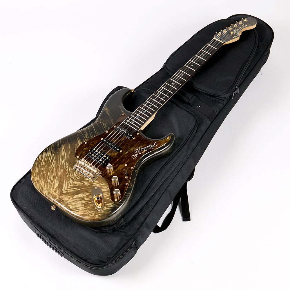 【中古】 エレキギター Momose MC-TOCHI-SP21/E MGR-FGR 2021年製 圧倒的な木目をもつ栃材を使用