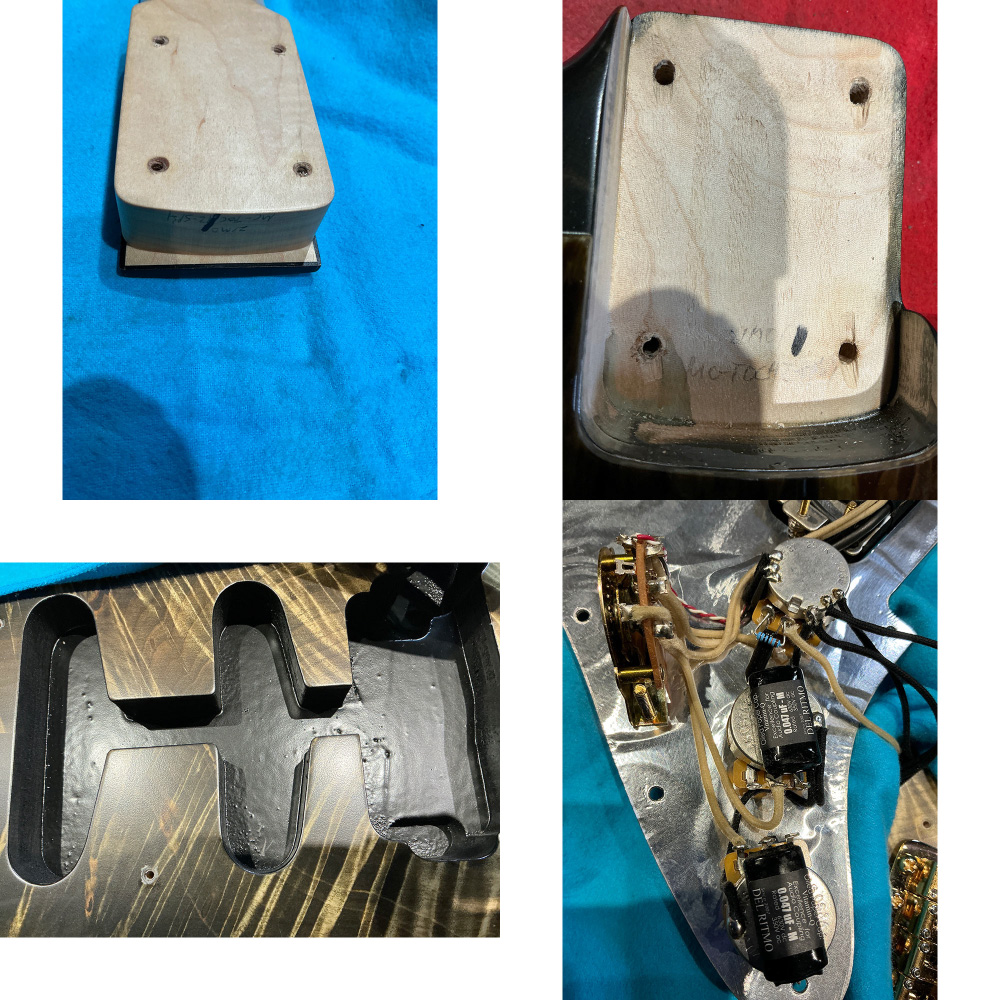 【中古】 エレキギター Momose MC-TOCHI-SP21/E MGR-FGR 2021年製 圧倒的な木目をもつ栃材を使用 ピックアップ、ネック