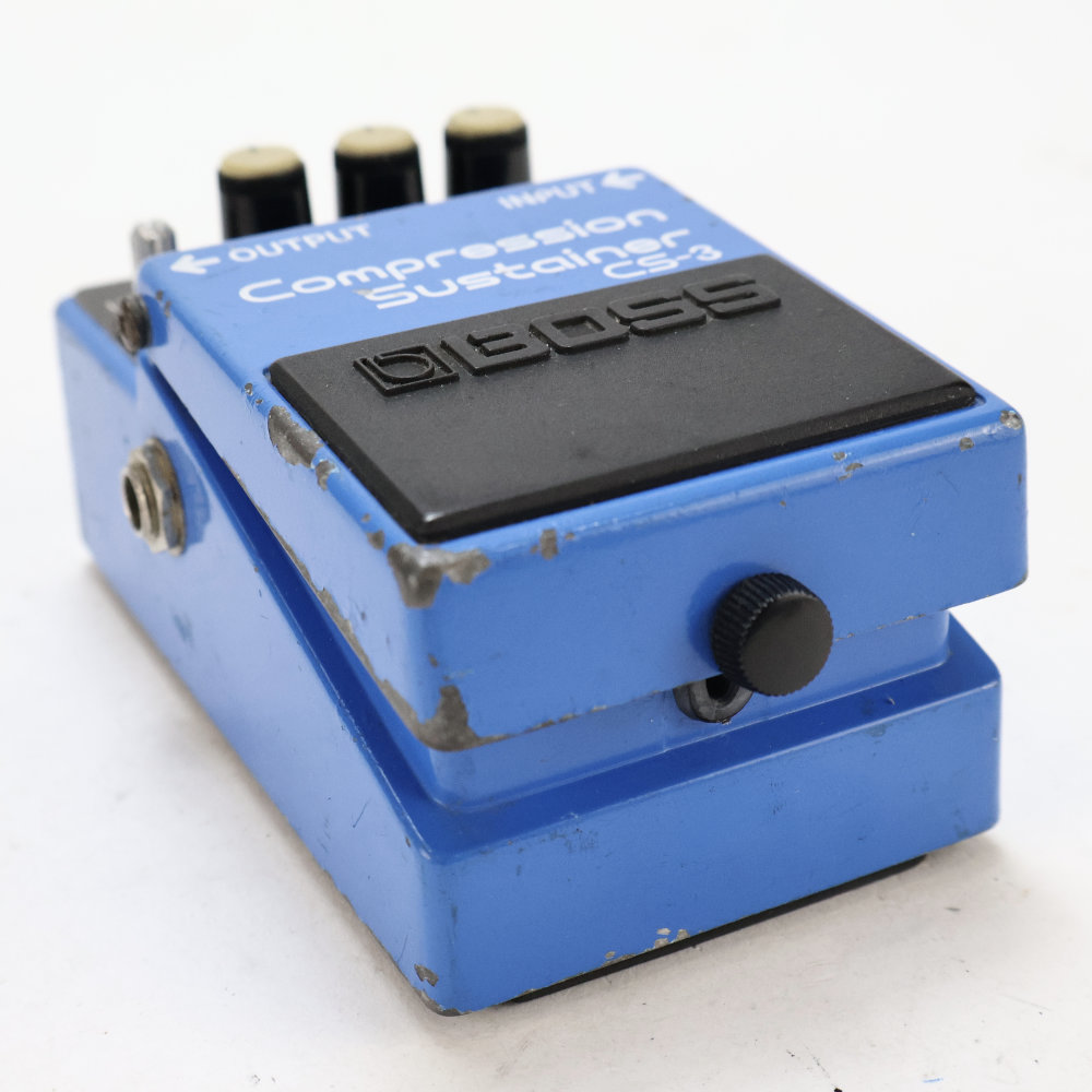 【中古】 コンプレッサー エフェクター BOSS CS-3 Compression Sustainer Made in Japan ギターエフェクター 側面